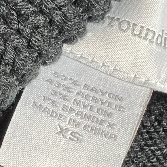 Soft Surroundings Black Fringe Cowl Neck Midi Sweater Dress Size XS - Picture 7 of 7